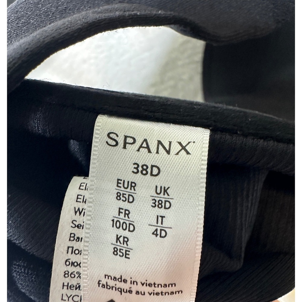 Spanx Bra-llelujah Front-Closure Bra Women 38D Black Full Coverage - Picture 6 of 8